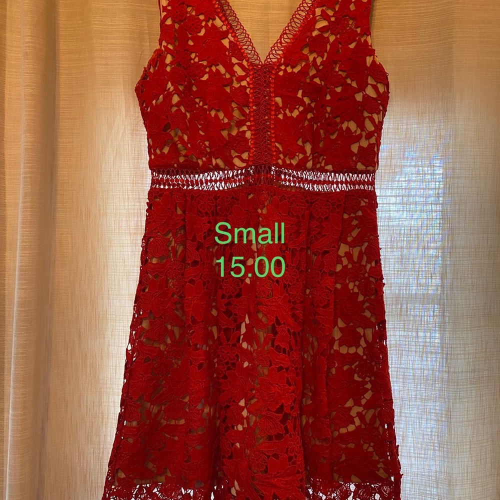 Cute red dress